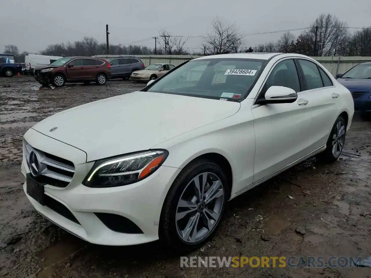 1 Photograph of a damaged car WDDWF8EBXLR539362 MERCEDES-BENZ C-CLASS 2020