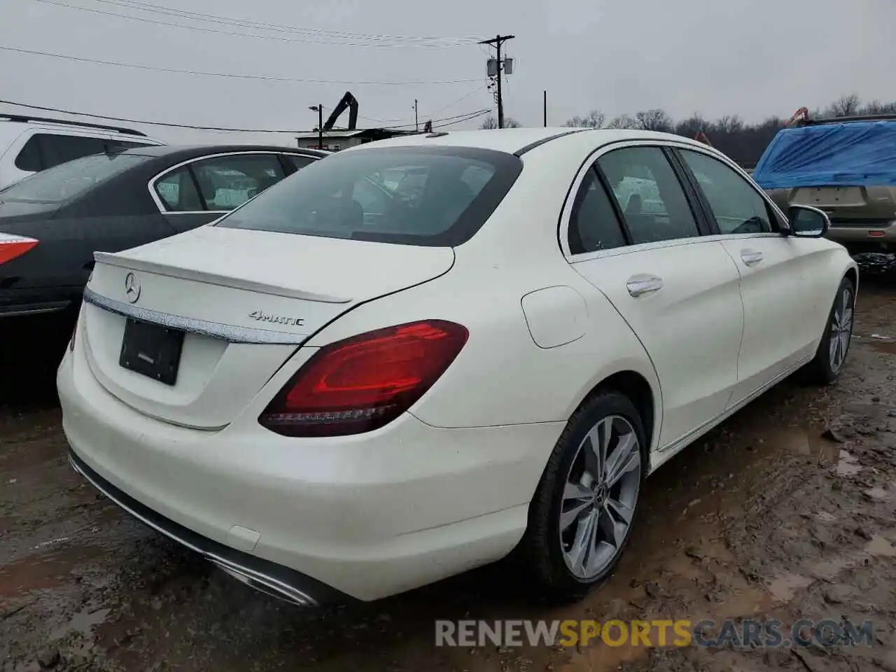 3 Photograph of a damaged car WDDWF8EBXLR539362 MERCEDES-BENZ C-CLASS 2020