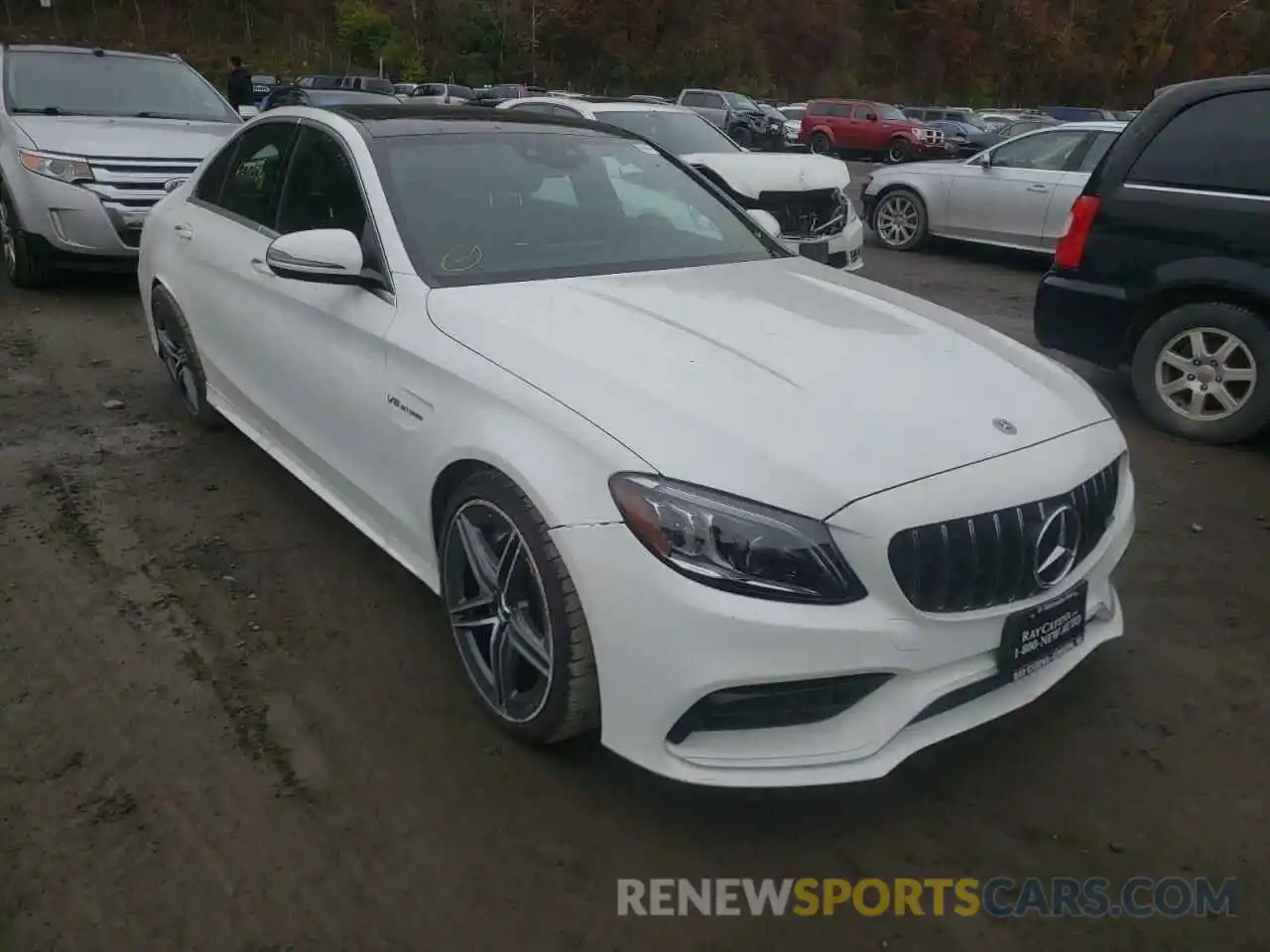 1 Photograph of a damaged car WDDWF8GB1LR520924 MERCEDES-BENZ C-CLASS 2020