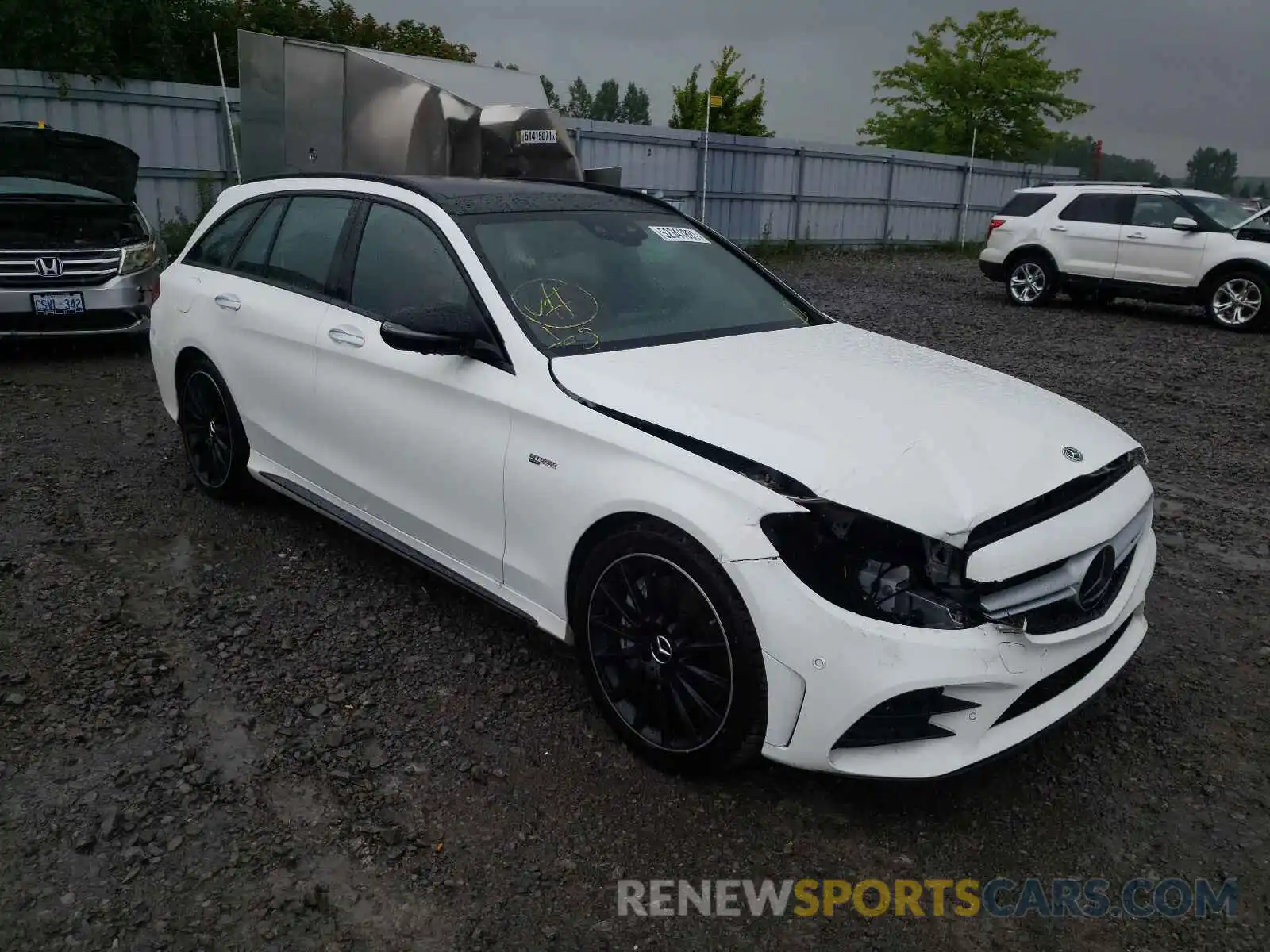 1 Photograph of a damaged car WDDWH6EB6LF958891 MERCEDES-BENZ C CLASS 2020