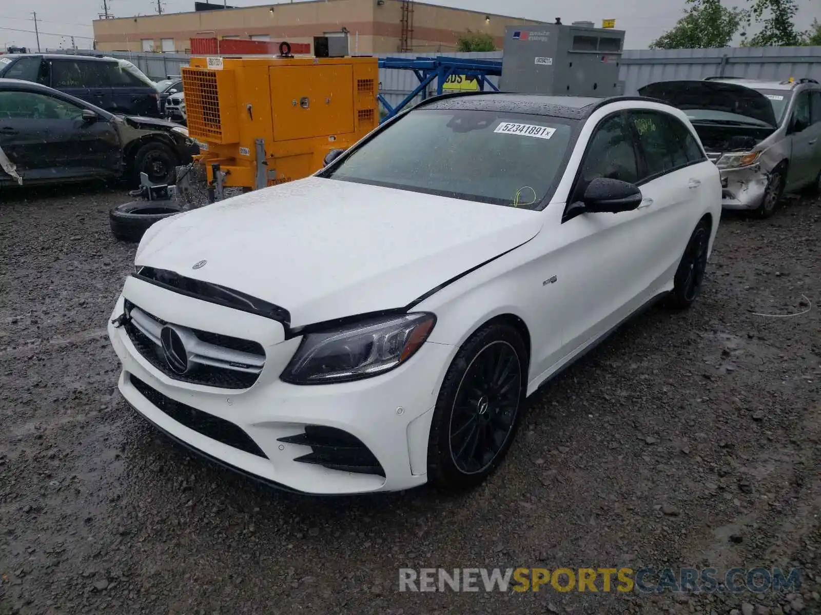 2 Photograph of a damaged car WDDWH6EB6LF958891 MERCEDES-BENZ C CLASS 2020