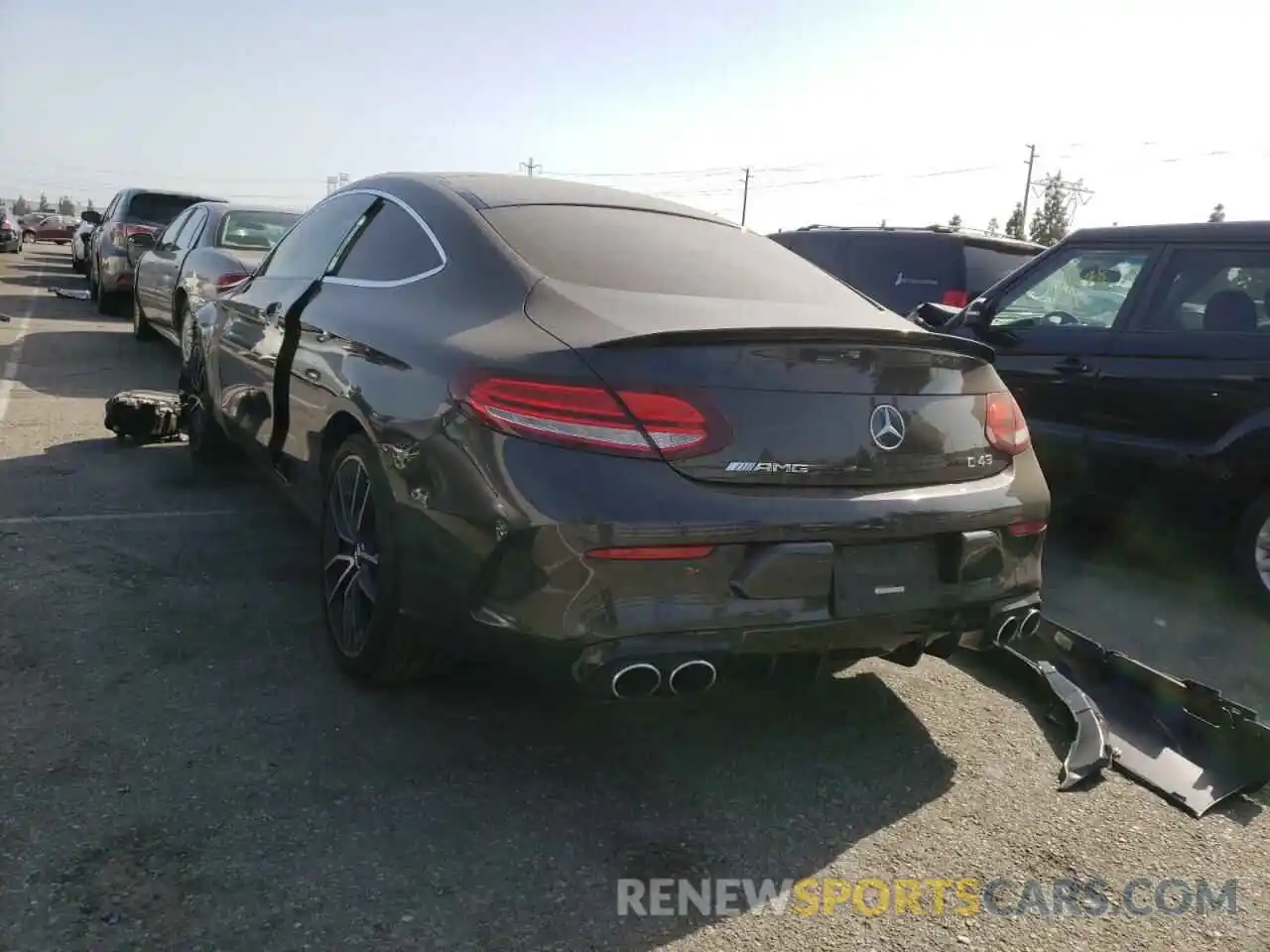 3 Photograph of a damaged car WDDWJ6EB2LF952946 MERCEDES-BENZ C CLASS 2020