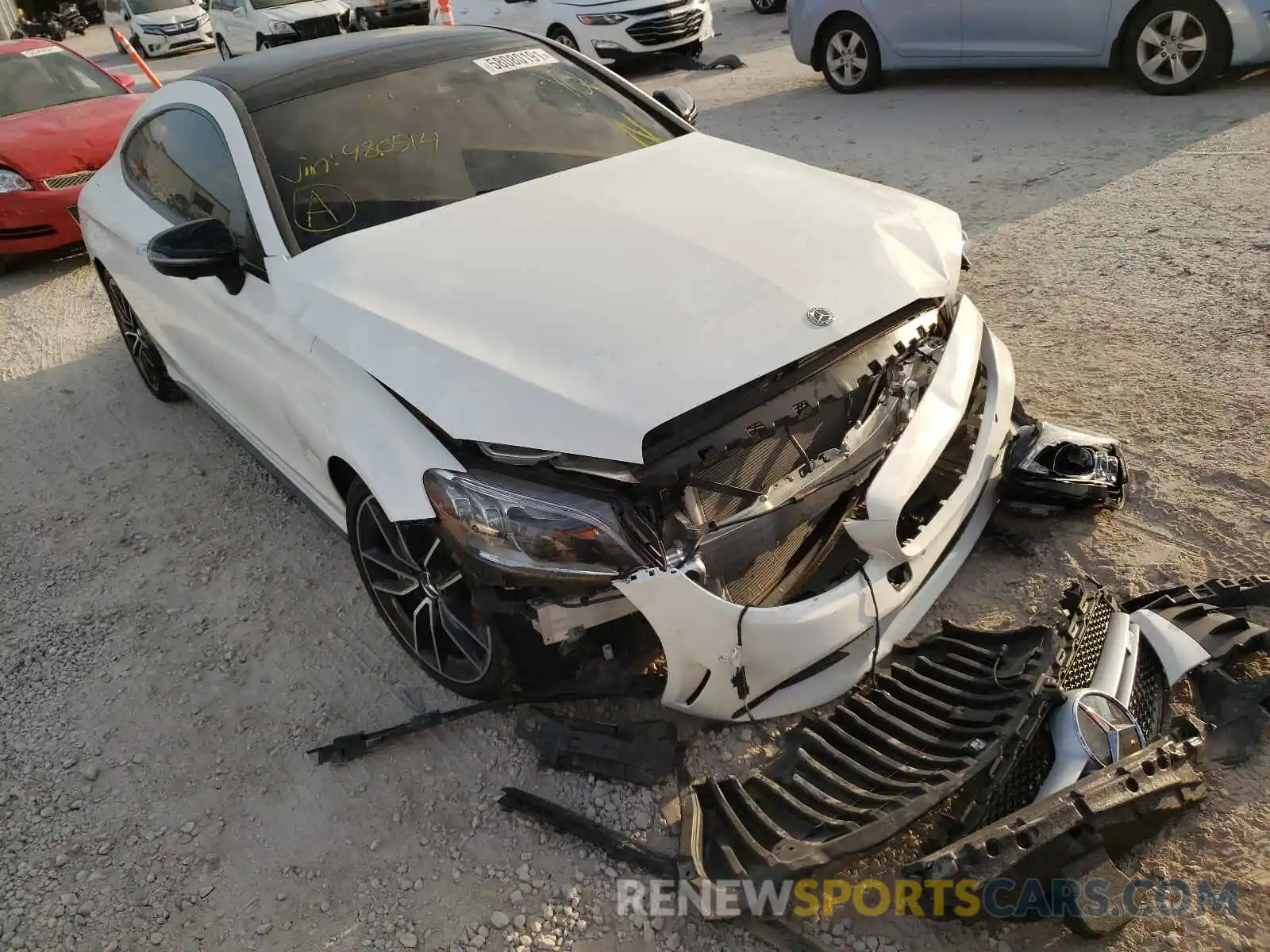 1 Photograph of a damaged car WDDWJ6EB3LF980514 MERCEDES-BENZ C-CLASS 2020