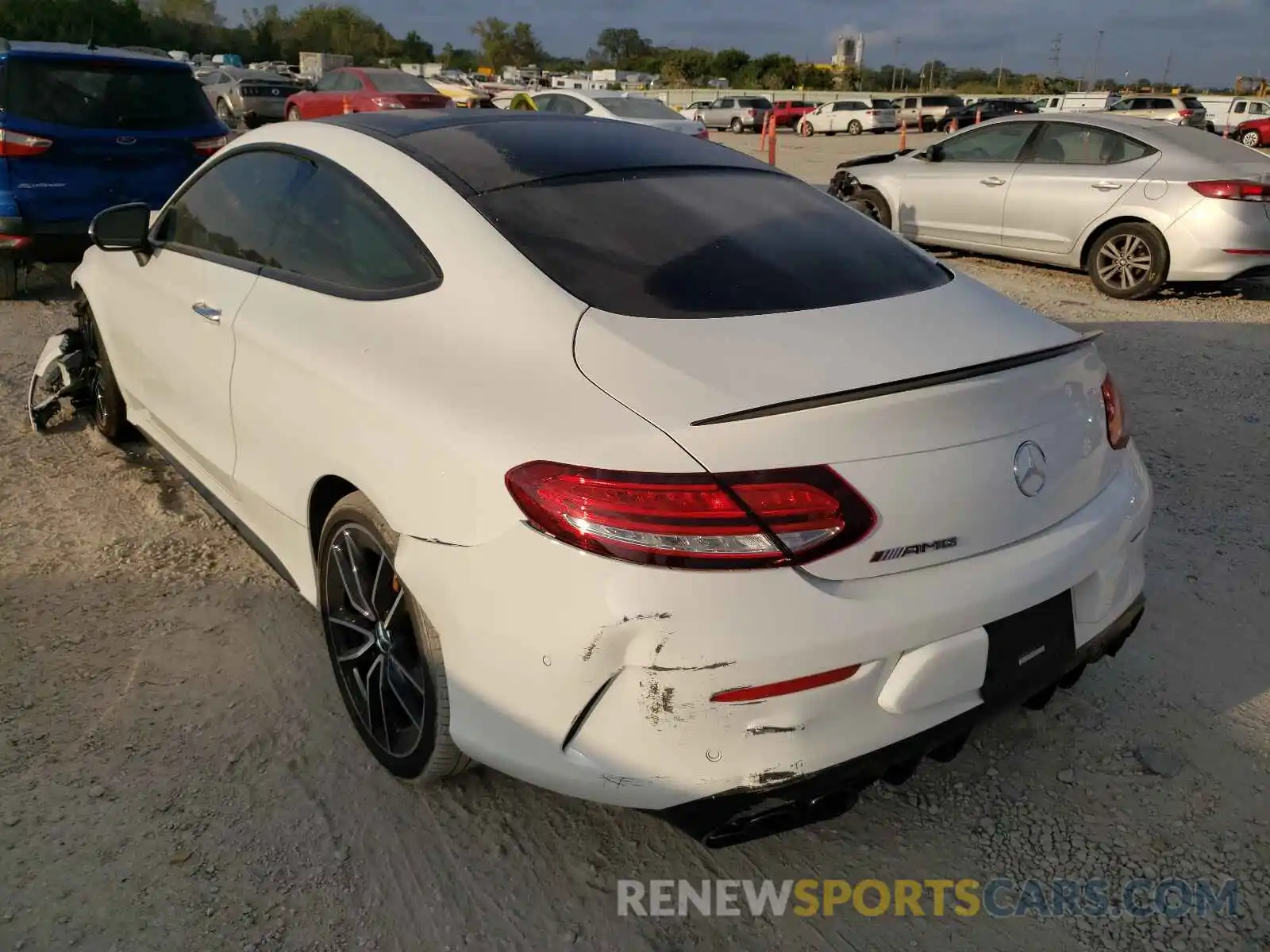 3 Photograph of a damaged car WDDWJ6EB3LF980514 MERCEDES-BENZ C-CLASS 2020