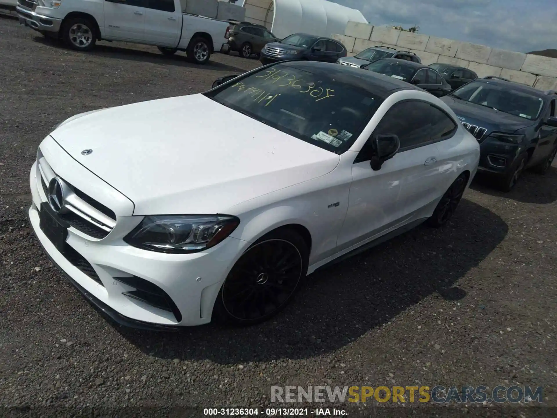 2 Photograph of a damaged car WDDWJ6EB6LF941111 MERCEDES-BENZ C-CLASS 2020