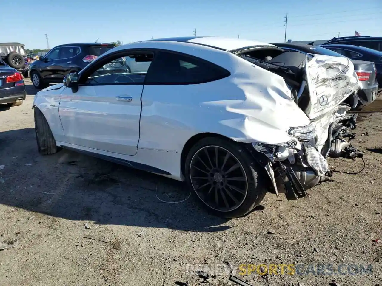 2 Photograph of a damaged car WDDWJ6EB6LF942856 MERCEDES-BENZ C-CLASS 2020