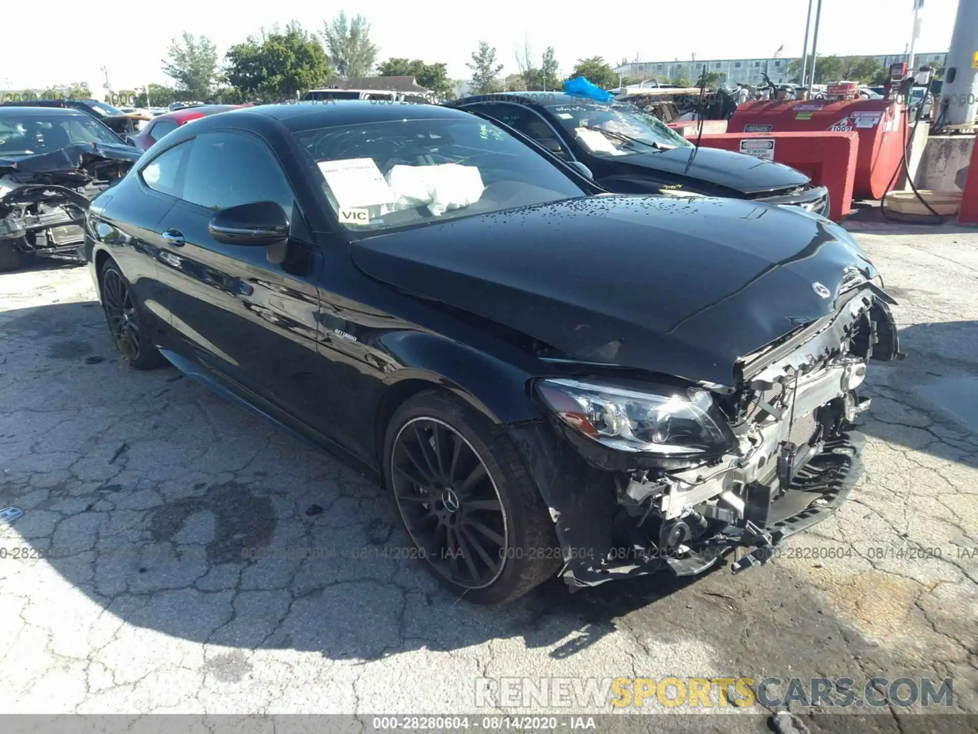 1 Photograph of a damaged car WDDWJ6EB8LF945449 MERCEDES-BENZ C-CLASS 2020