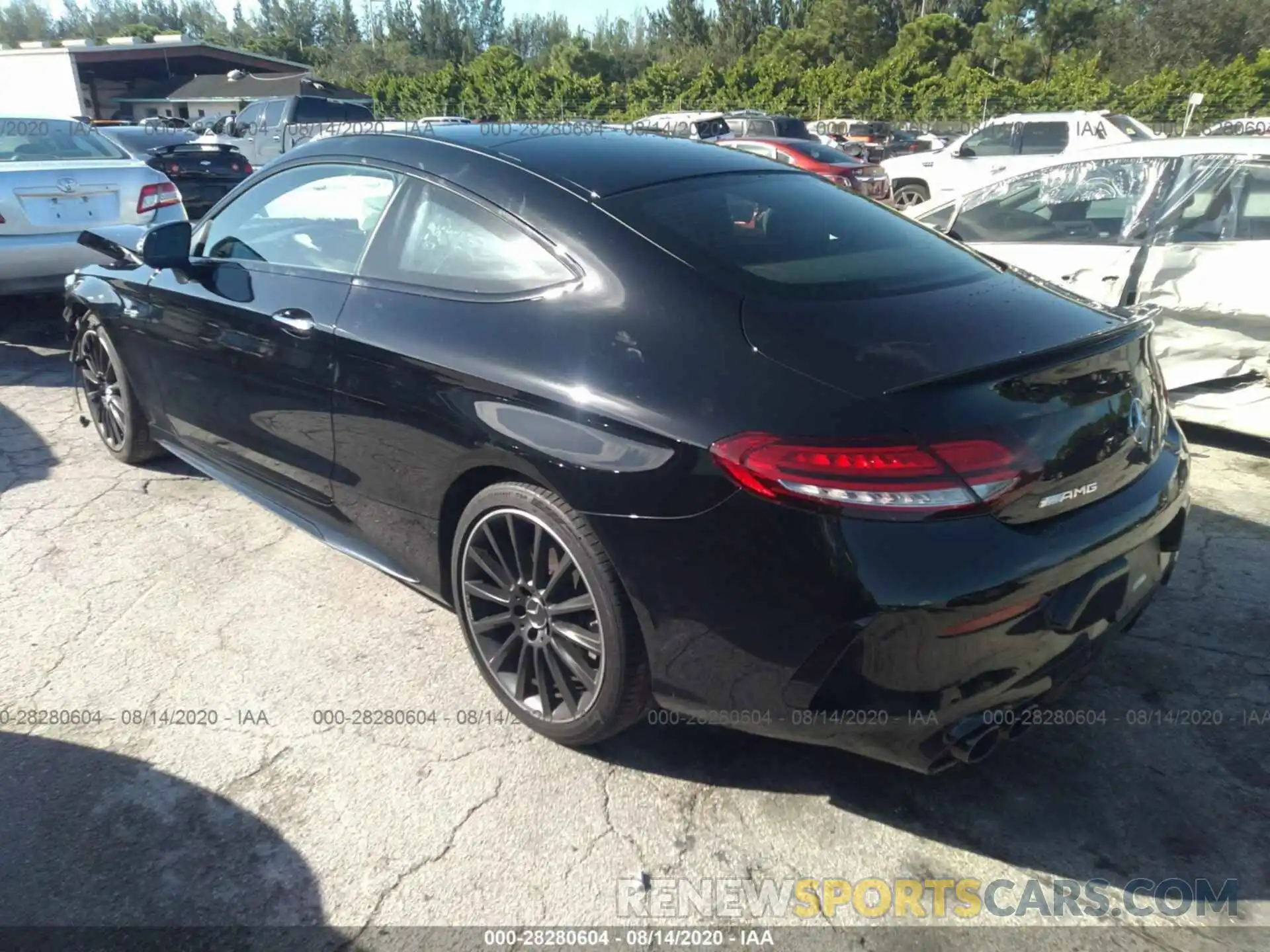 3 Photograph of a damaged car WDDWJ6EB8LF945449 MERCEDES-BENZ C-CLASS 2020