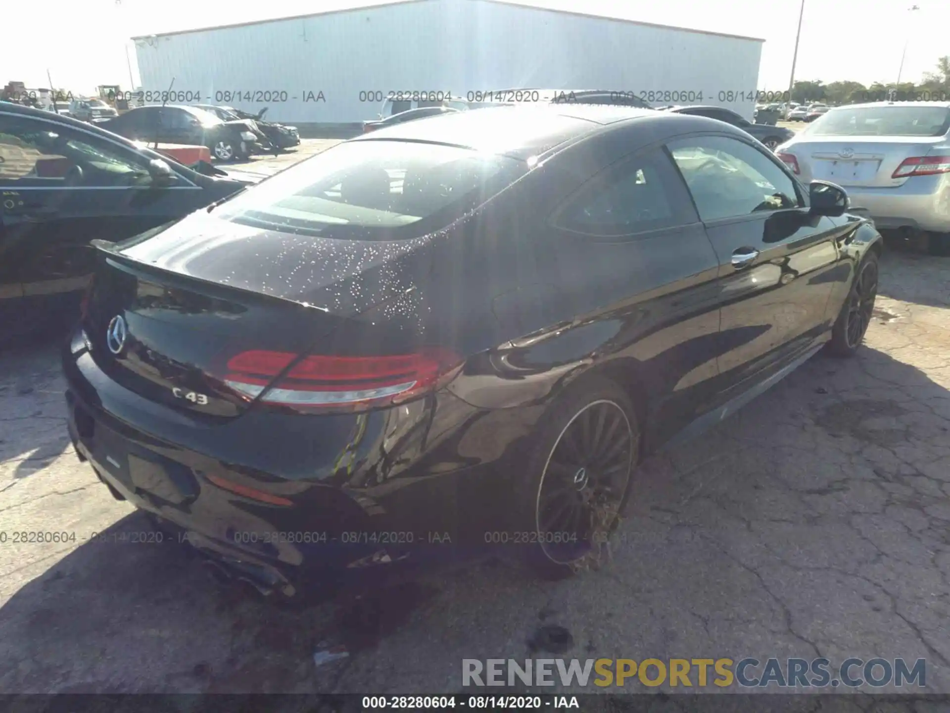 4 Photograph of a damaged car WDDWJ6EB8LF945449 MERCEDES-BENZ C-CLASS 2020