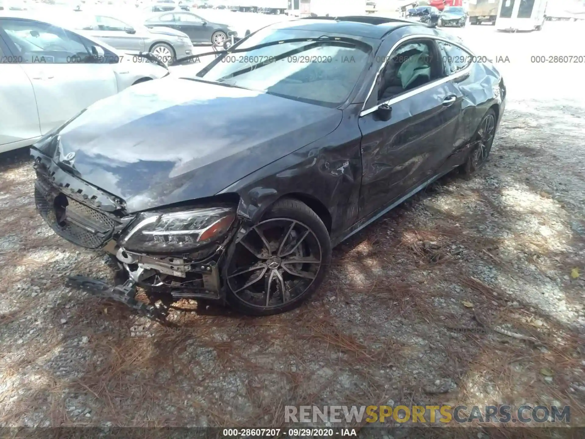 2 Photograph of a damaged car WDDWJ6EB8LF972697 MERCEDES-BENZ C-CLASS 2020