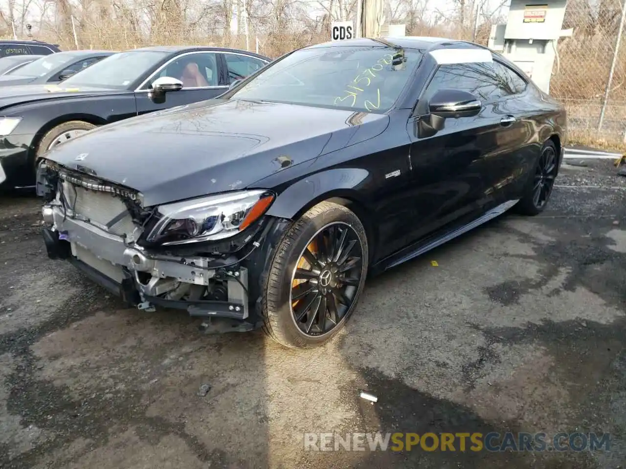 2 Photograph of a damaged car WDDWJ6EBXLF959028 MERCEDES-BENZ C-CLASS 2020