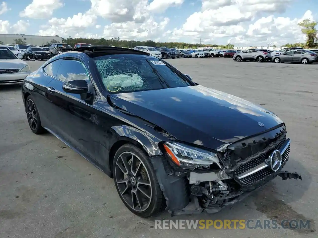 1 Photograph of a damaged car WDDWJ8DB0LF933194 MERCEDES-BENZ C-CLASS 2020