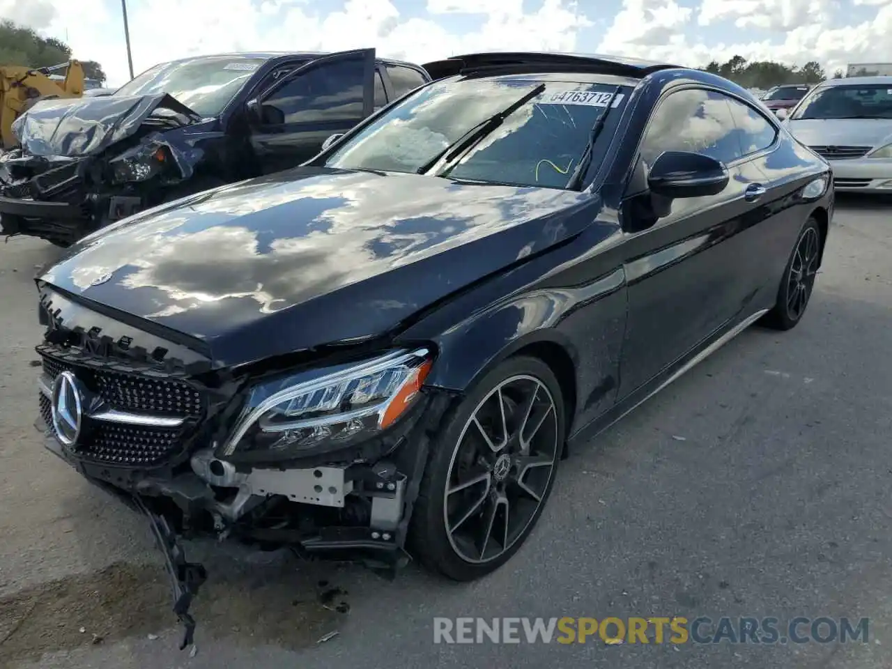 2 Photograph of a damaged car WDDWJ8DB0LF933194 MERCEDES-BENZ C-CLASS 2020