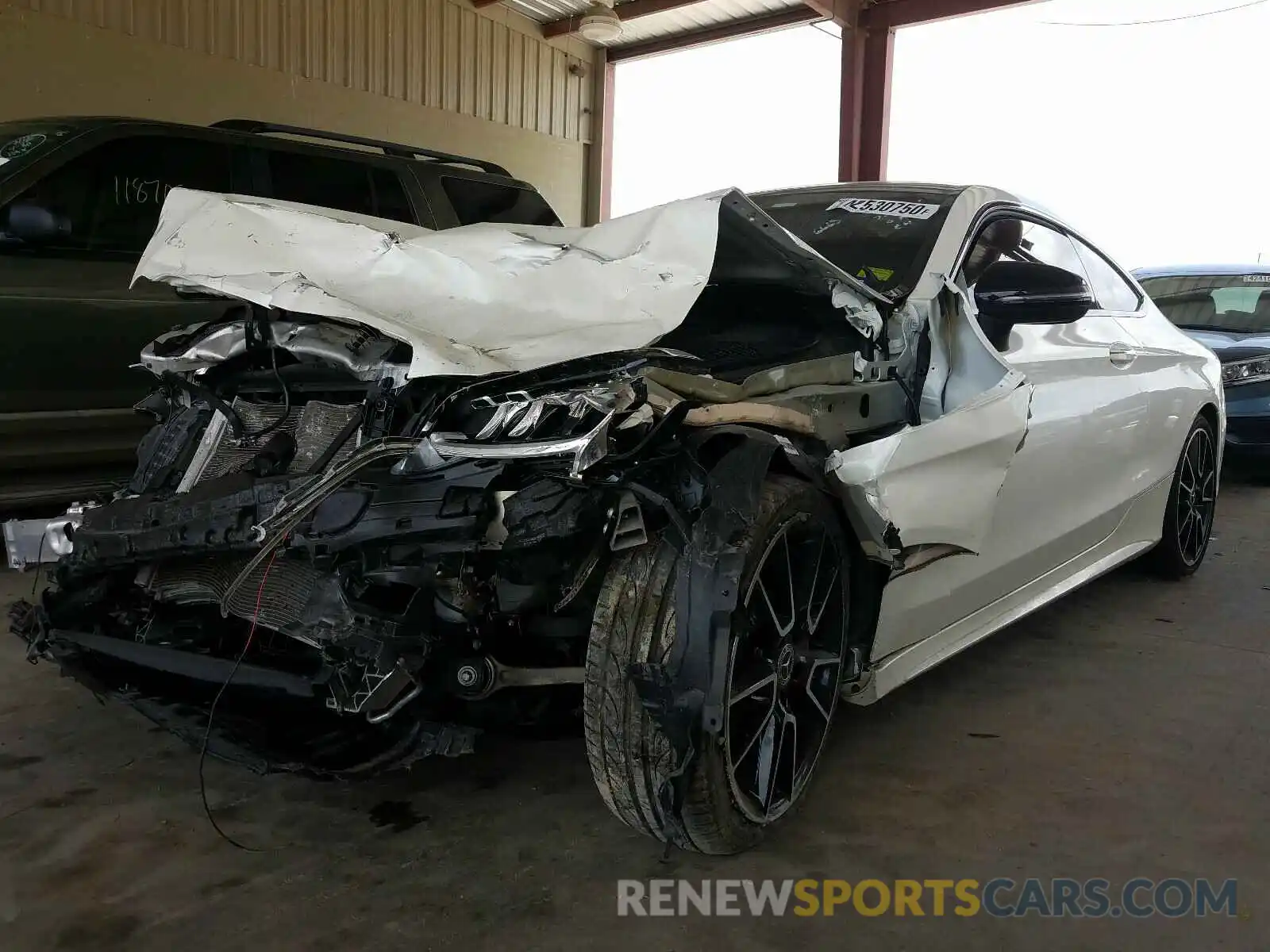 2 Photograph of a damaged car WDDWJ8DB2LF936663 MERCEDES-BENZ C CLASS 2020