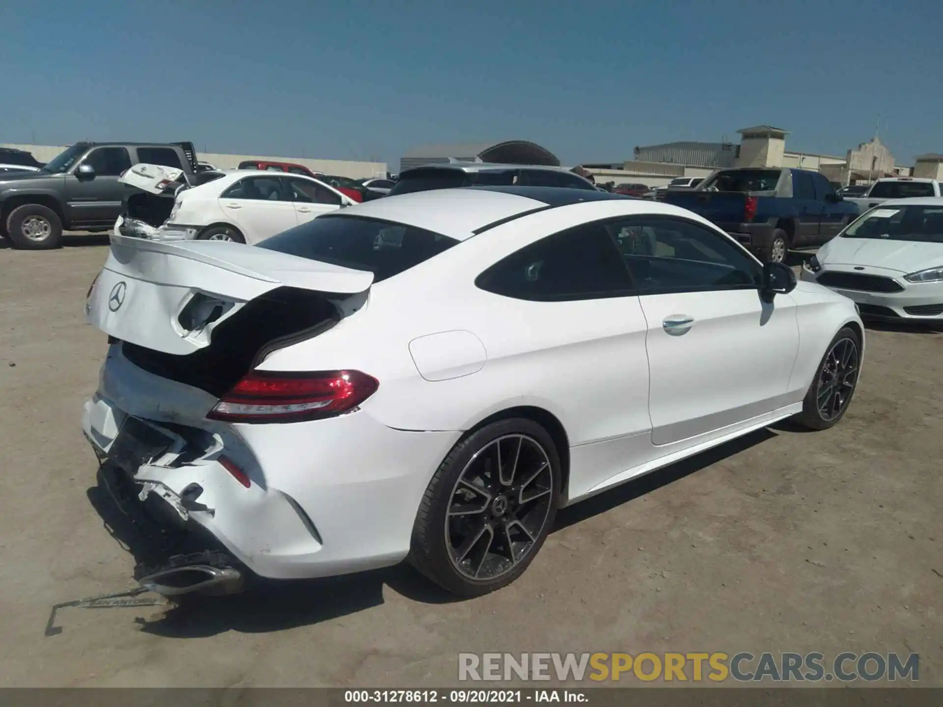 4 Photograph of a damaged car WDDWJ8DB2LF969596 MERCEDES-BENZ C-CLASS 2020