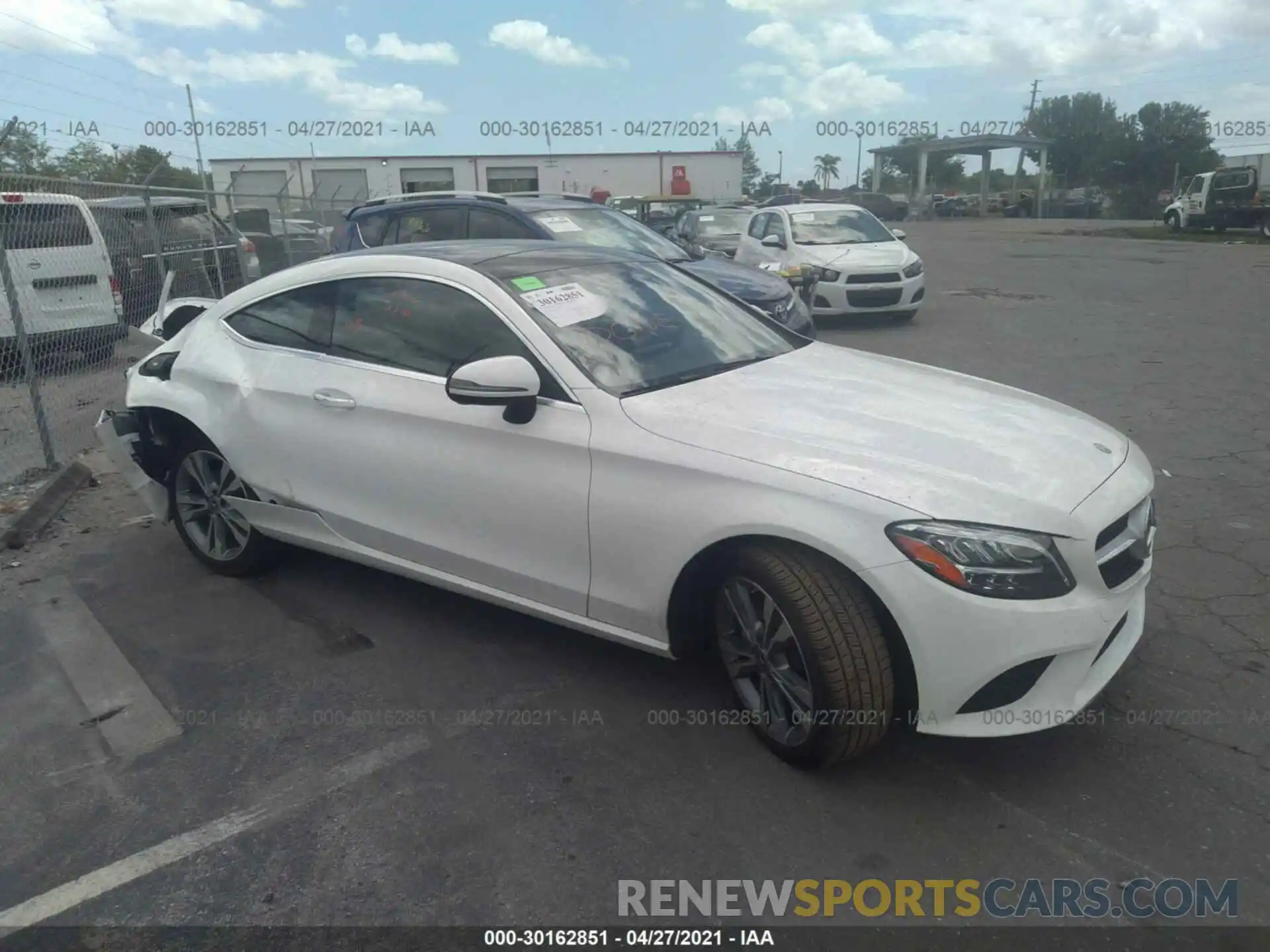 1 Photograph of a damaged car WDDWJ8DB3LF950653 MERCEDES-BENZ C-CLASS 2020