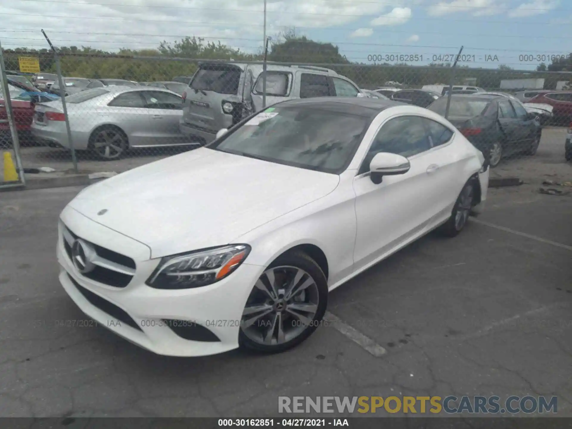 2 Photograph of a damaged car WDDWJ8DB3LF950653 MERCEDES-BENZ C-CLASS 2020