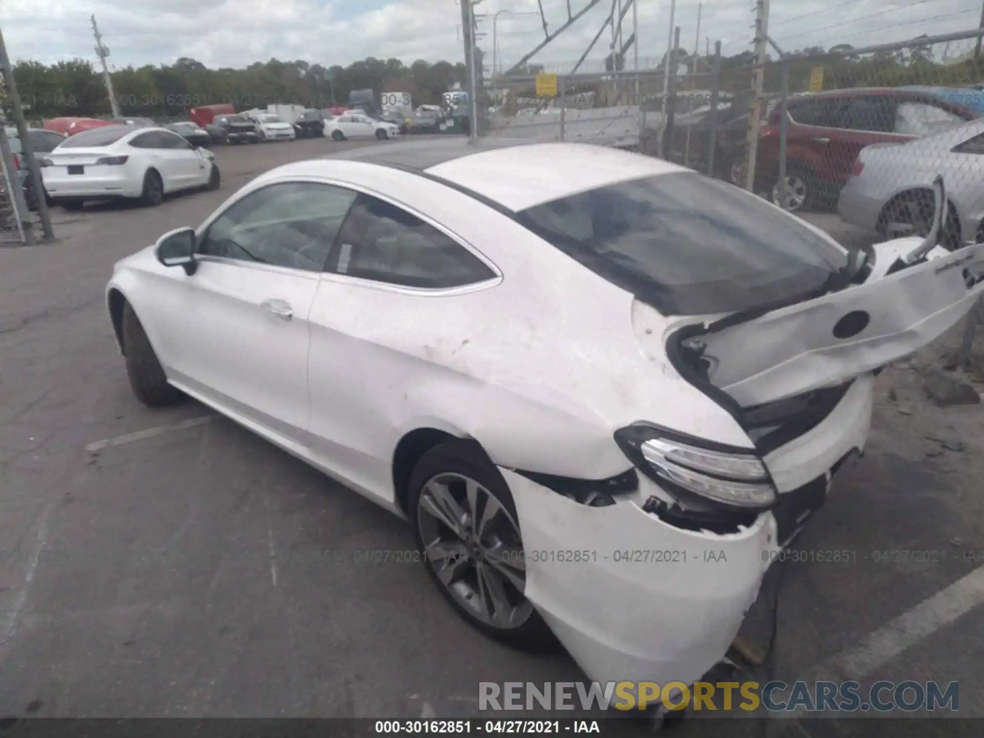 3 Photograph of a damaged car WDDWJ8DB3LF950653 MERCEDES-BENZ C-CLASS 2020