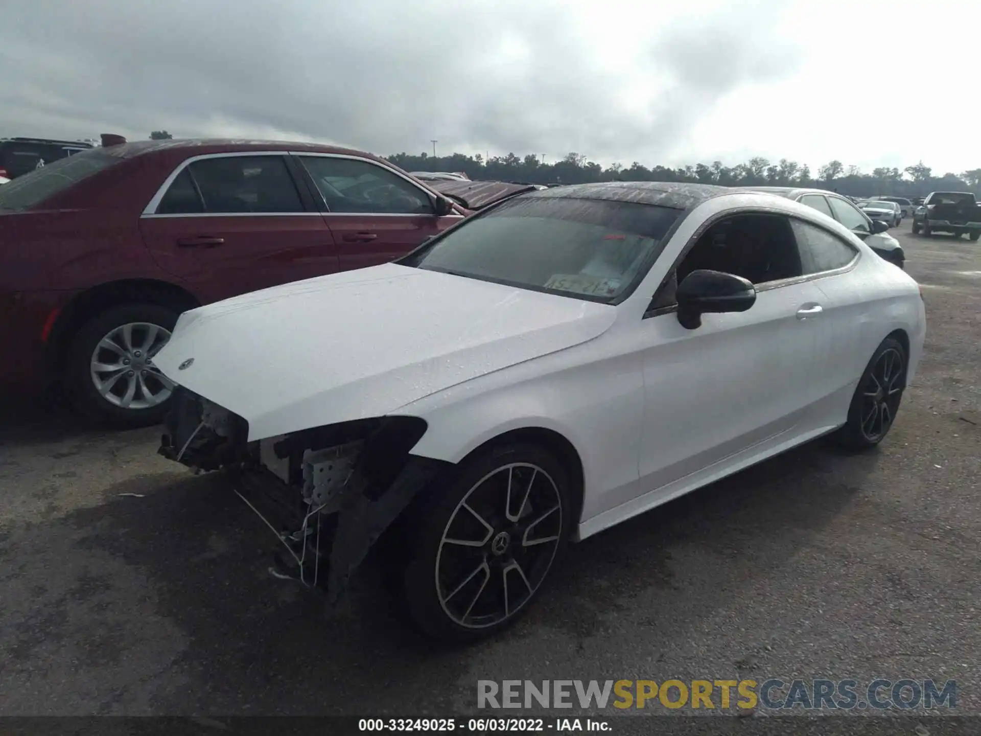 2 Photograph of a damaged car WDDWJ8DB5LF935510 MERCEDES-BENZ C-CLASS 2020