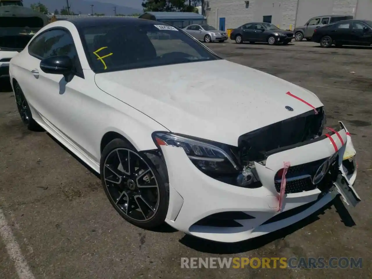 1 Photograph of a damaged car WDDWJ8DB6LF934320 MERCEDES-BENZ C-CLASS 2020