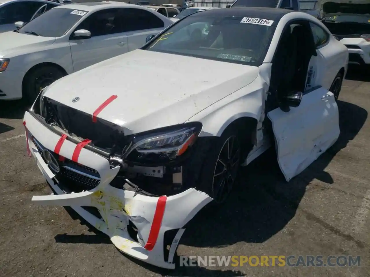 2 Photograph of a damaged car WDDWJ8DB6LF934320 MERCEDES-BENZ C-CLASS 2020