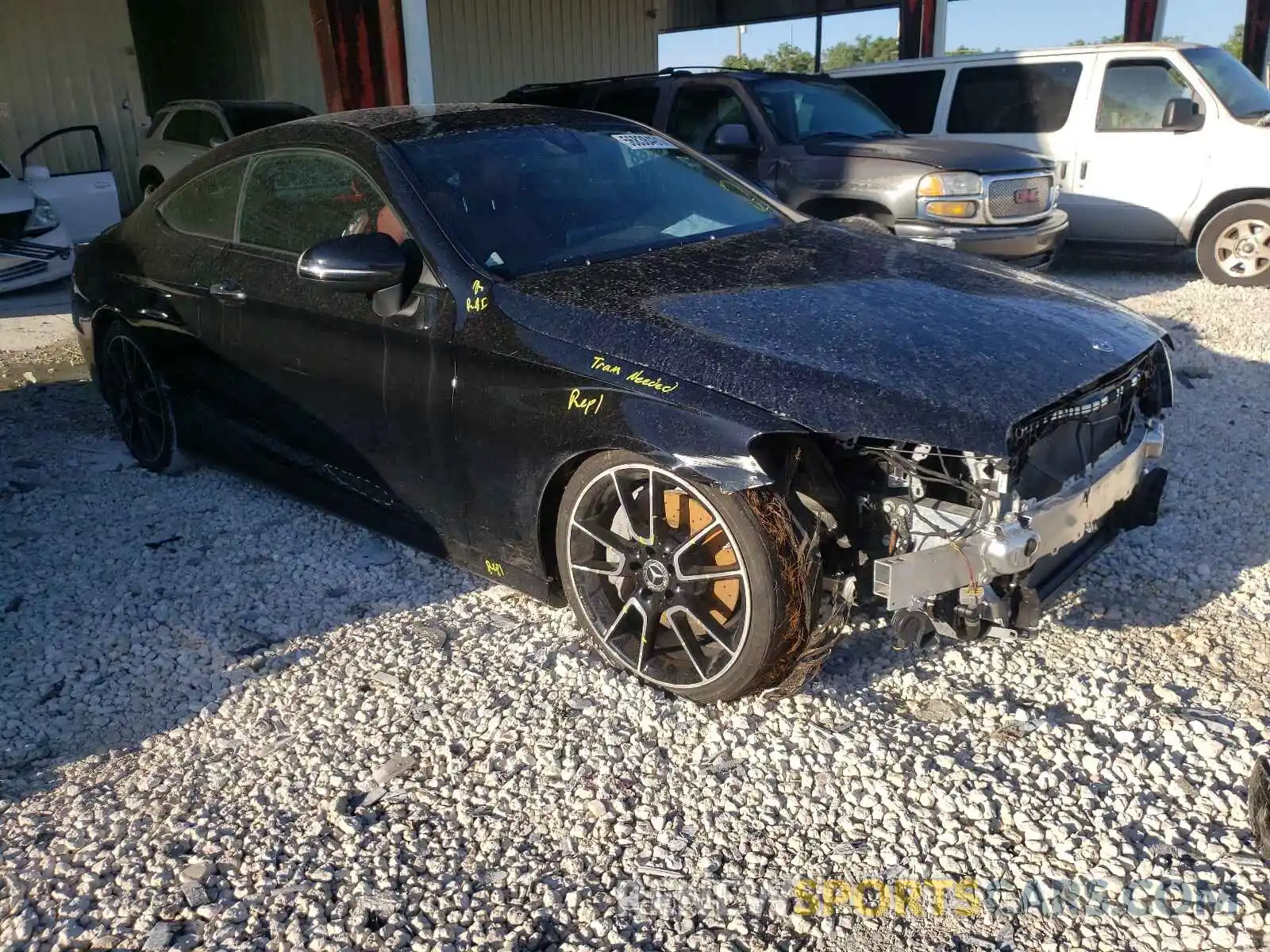 1 Photograph of a damaged car WDDWJ8DB6LF947309 MERCEDES-BENZ C-CLASS 2020