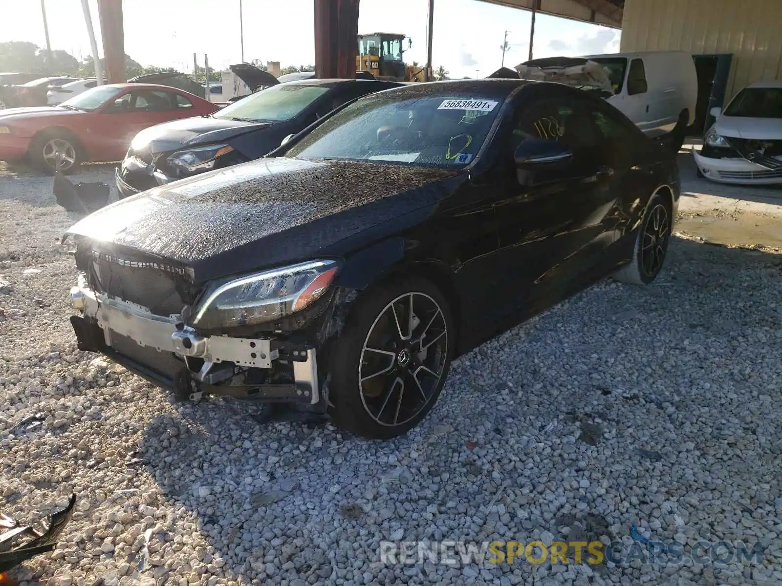 2 Photograph of a damaged car WDDWJ8DB6LF947309 MERCEDES-BENZ C-CLASS 2020