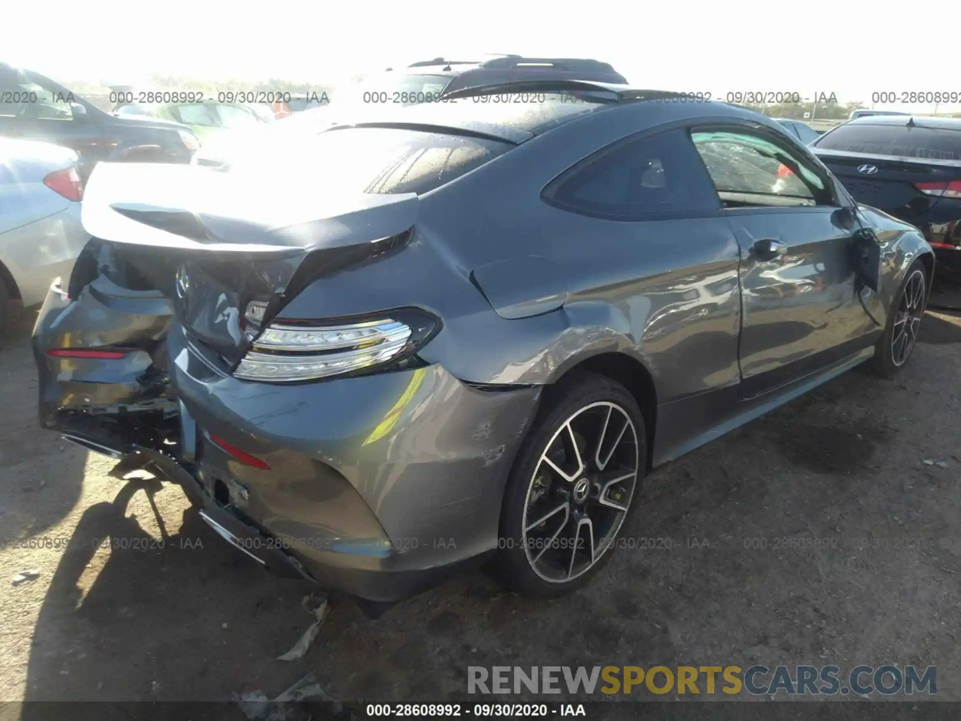 4 Photograph of a damaged car WDDWJ8DBXLF951475 MERCEDES-BENZ C-CLASS 2020