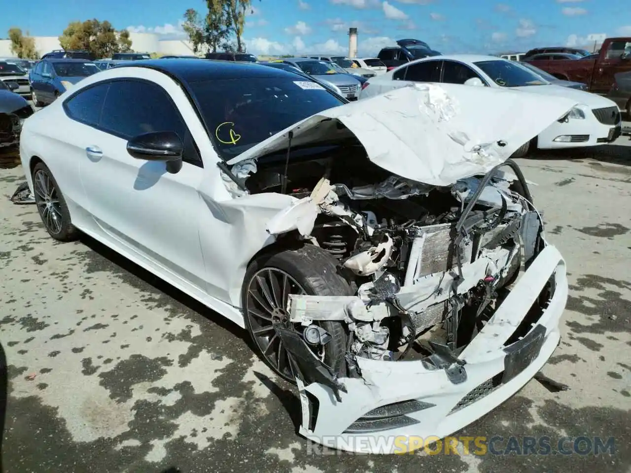 1 Photograph of a damaged car WDDWJ8DBXLF958717 MERCEDES-BENZ C-CLASS 2020