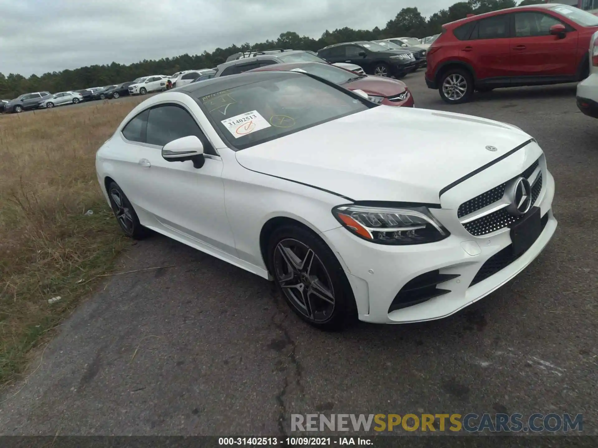 1 Photograph of a damaged car WDDWJ8EB5LF933173 MERCEDES-BENZ C-CLASS 2020