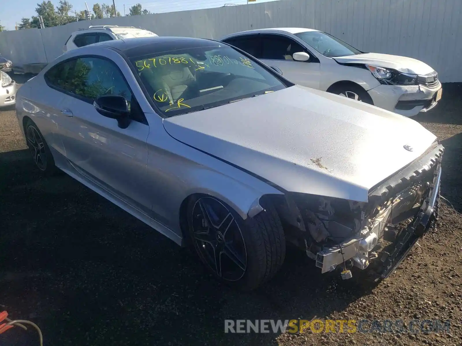 1 Photograph of a damaged car WDDWJ8EB7LF932798 MERCEDES-BENZ C-CLASS 2020