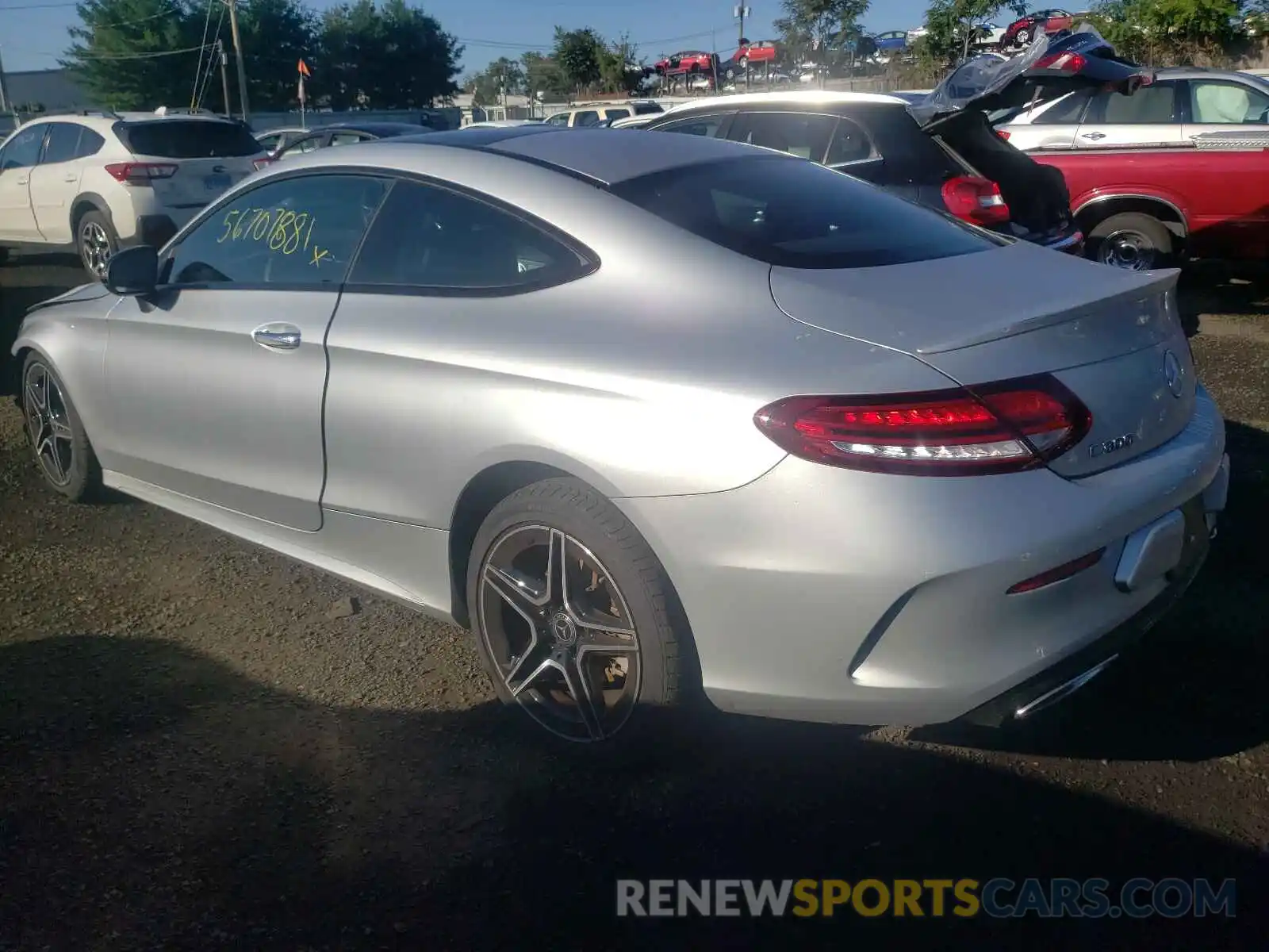 3 Photograph of a damaged car WDDWJ8EB7LF932798 MERCEDES-BENZ C-CLASS 2020