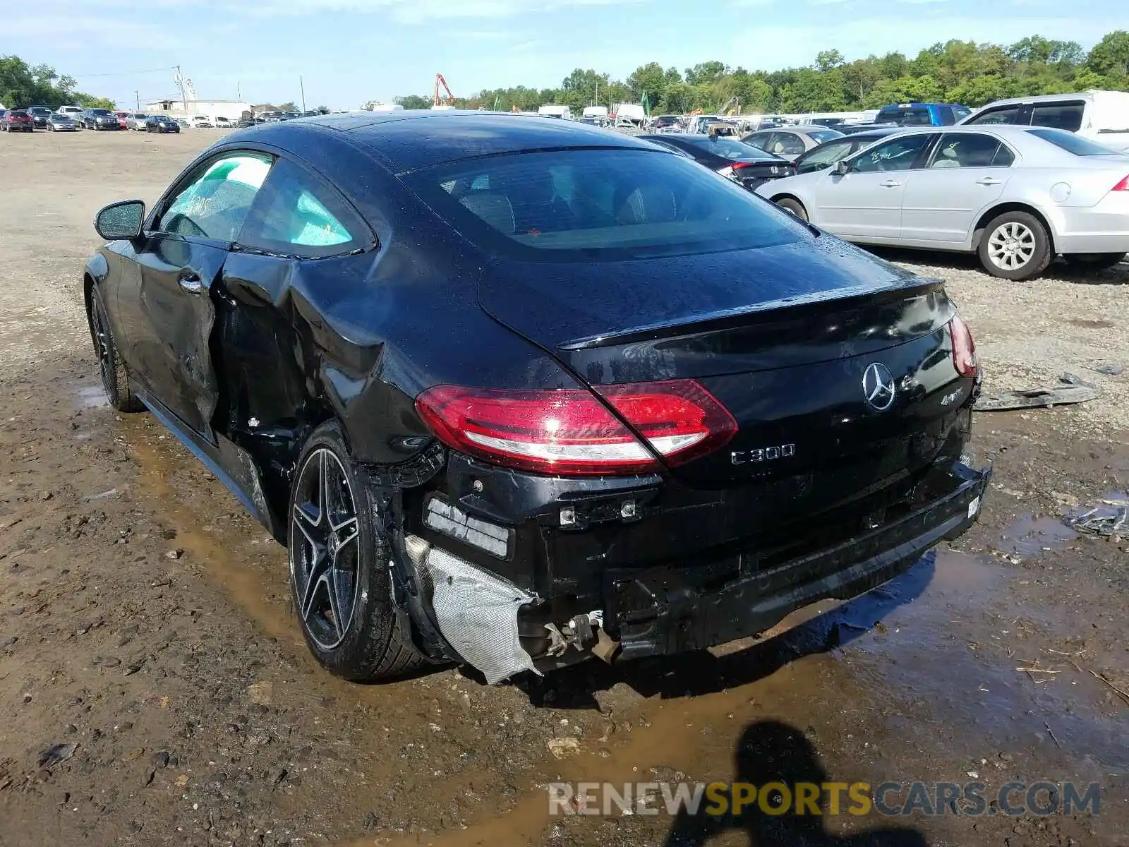 3 Photograph of a damaged car WDDWJ8EB7LF934230 MERCEDES-BENZ C CLASS 2020