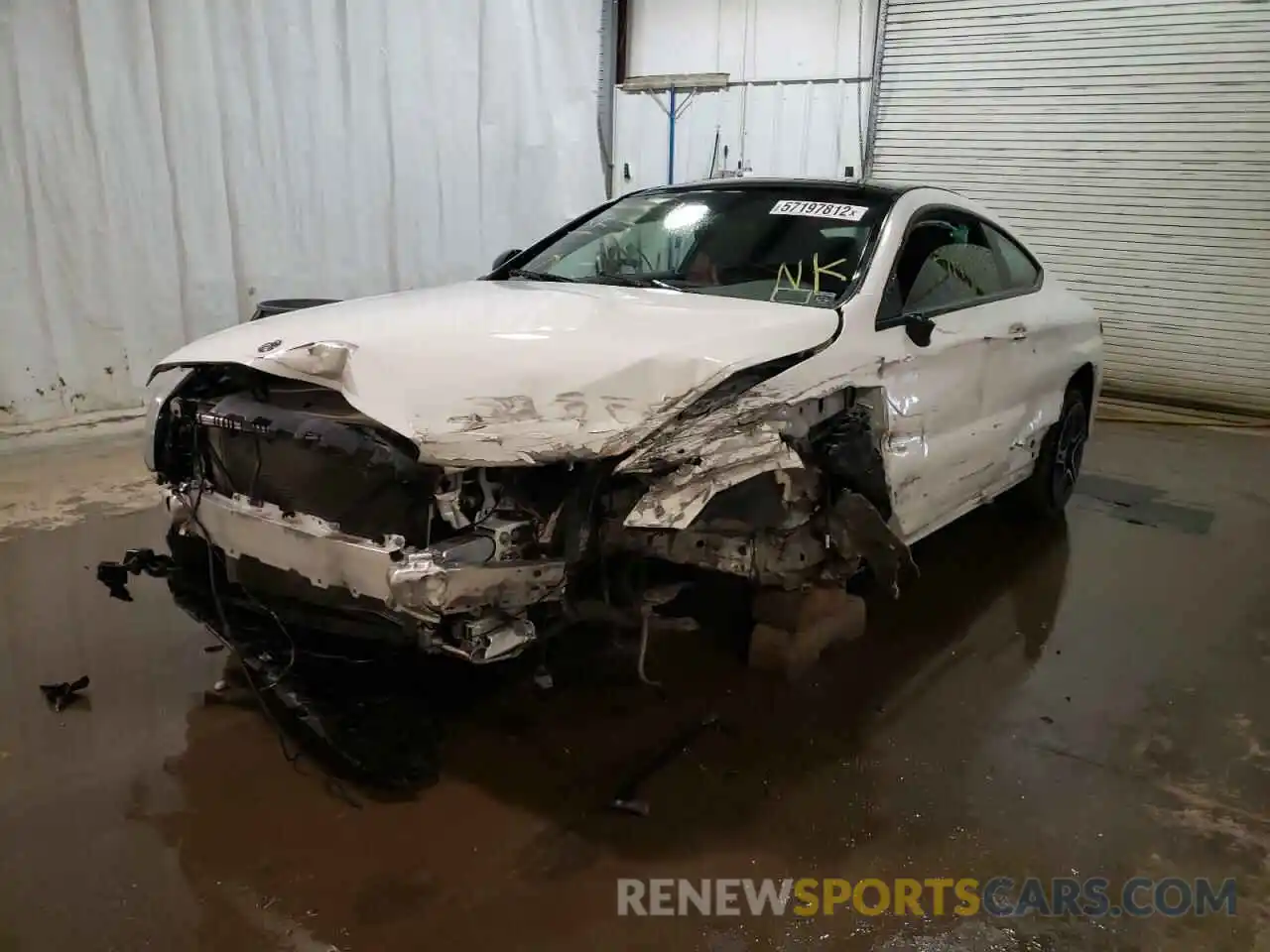 2 Photograph of a damaged car WDDWJ8EB7LF935524 MERCEDES-BENZ C-CLASS 2020