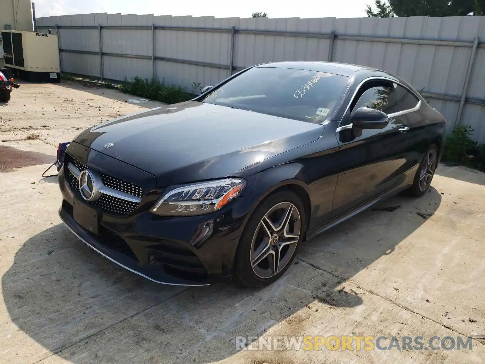 2 Photograph of a damaged car WDDWJ8EB9LF934844 MERCEDES-BENZ C-CLASS 2020