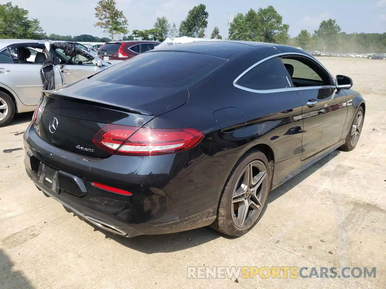 4 Photograph of a damaged car WDDWJ8EB9LF934844 MERCEDES-BENZ C-CLASS 2020