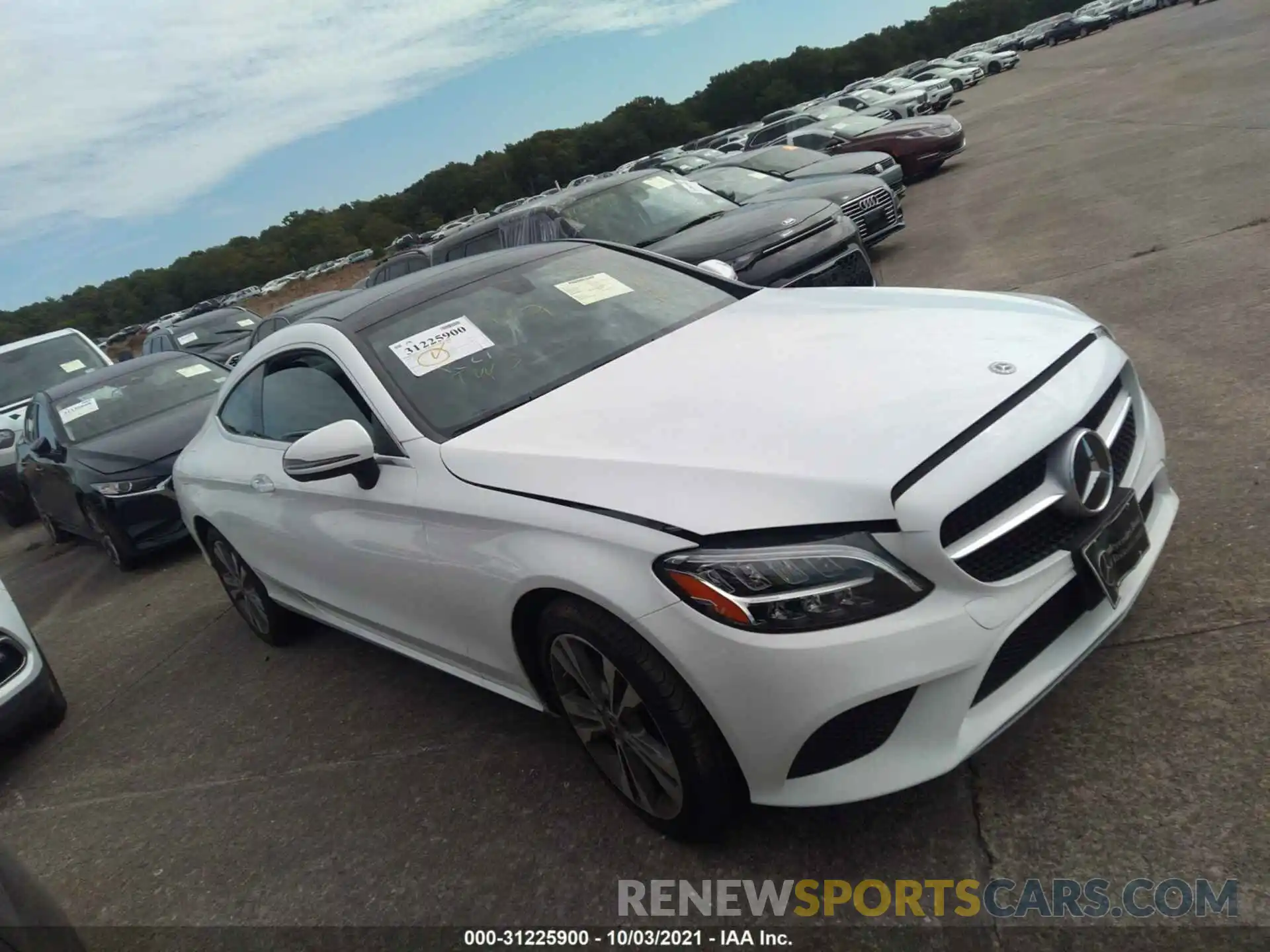 1 Photograph of a damaged car WDDWJ8EB9LF966029 MERCEDES-BENZ C-CLASS 2020