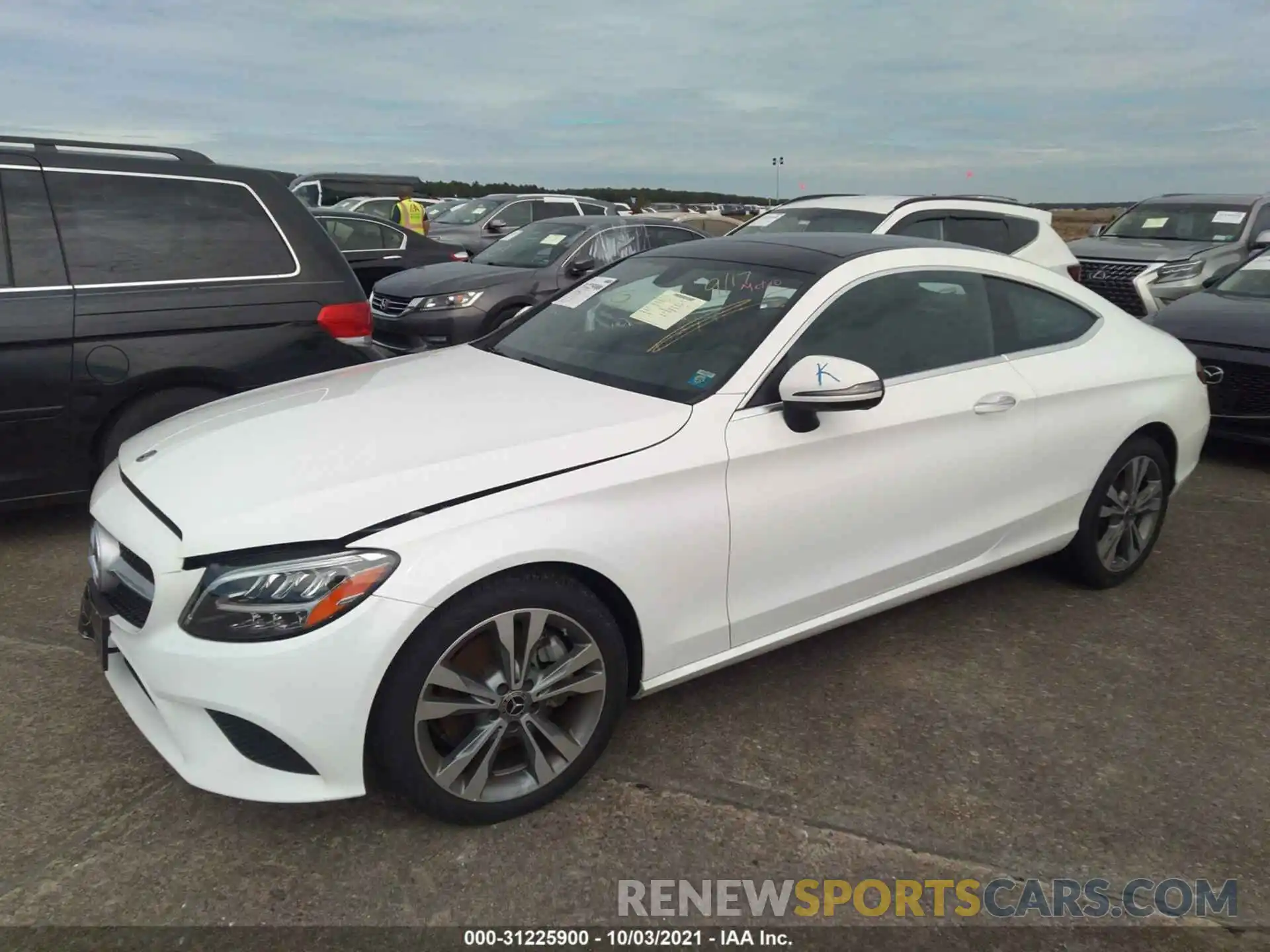 2 Photograph of a damaged car WDDWJ8EB9LF966029 MERCEDES-BENZ C-CLASS 2020