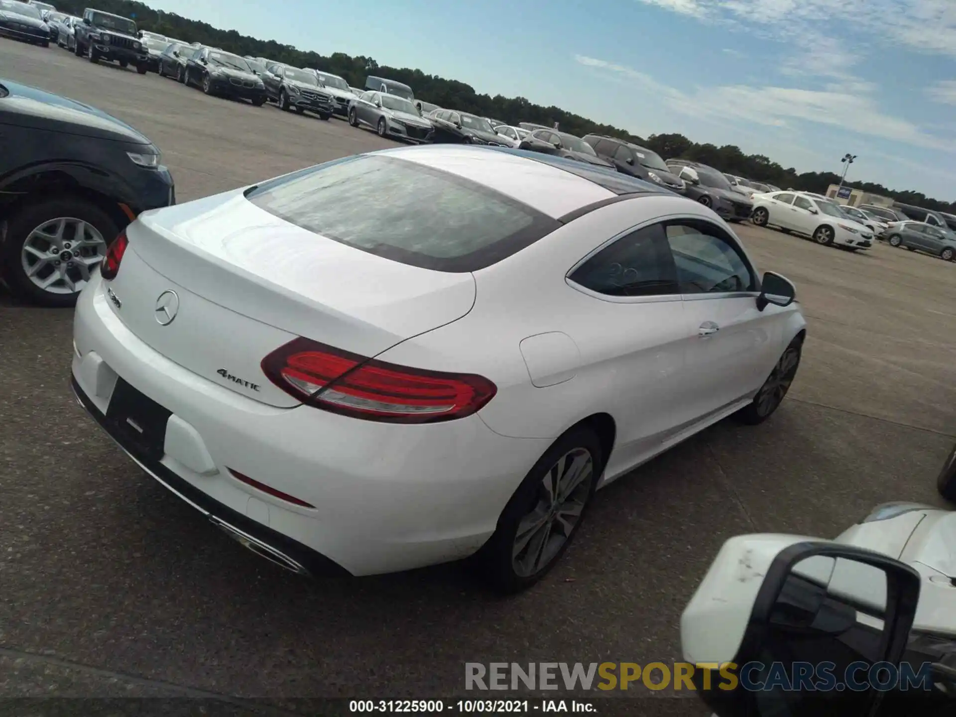 4 Photograph of a damaged car WDDWJ8EB9LF966029 MERCEDES-BENZ C-CLASS 2020