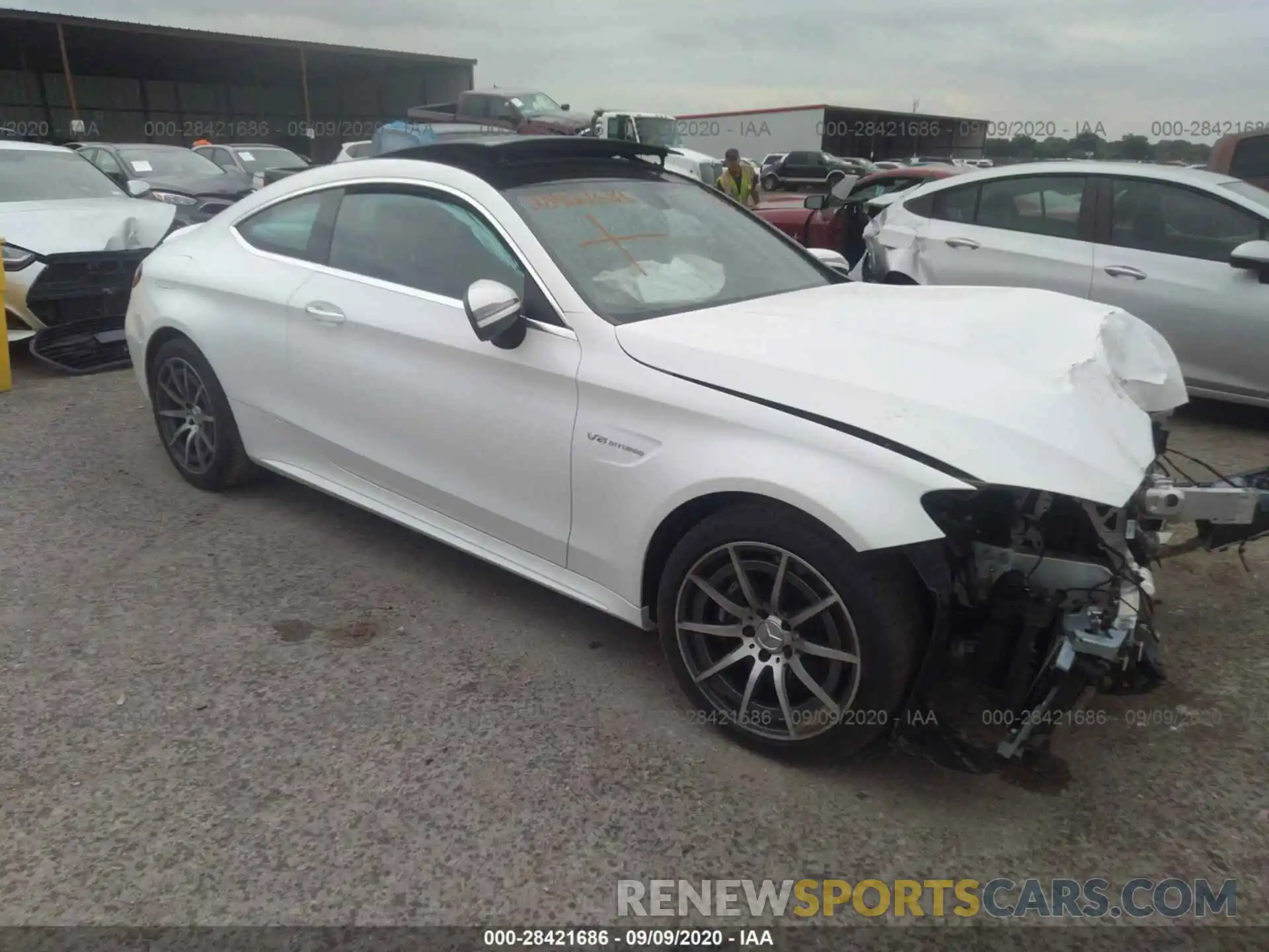 1 Photograph of a damaged car WDDWJ8GB0LF960648 MERCEDES-BENZ C-CLASS 2020