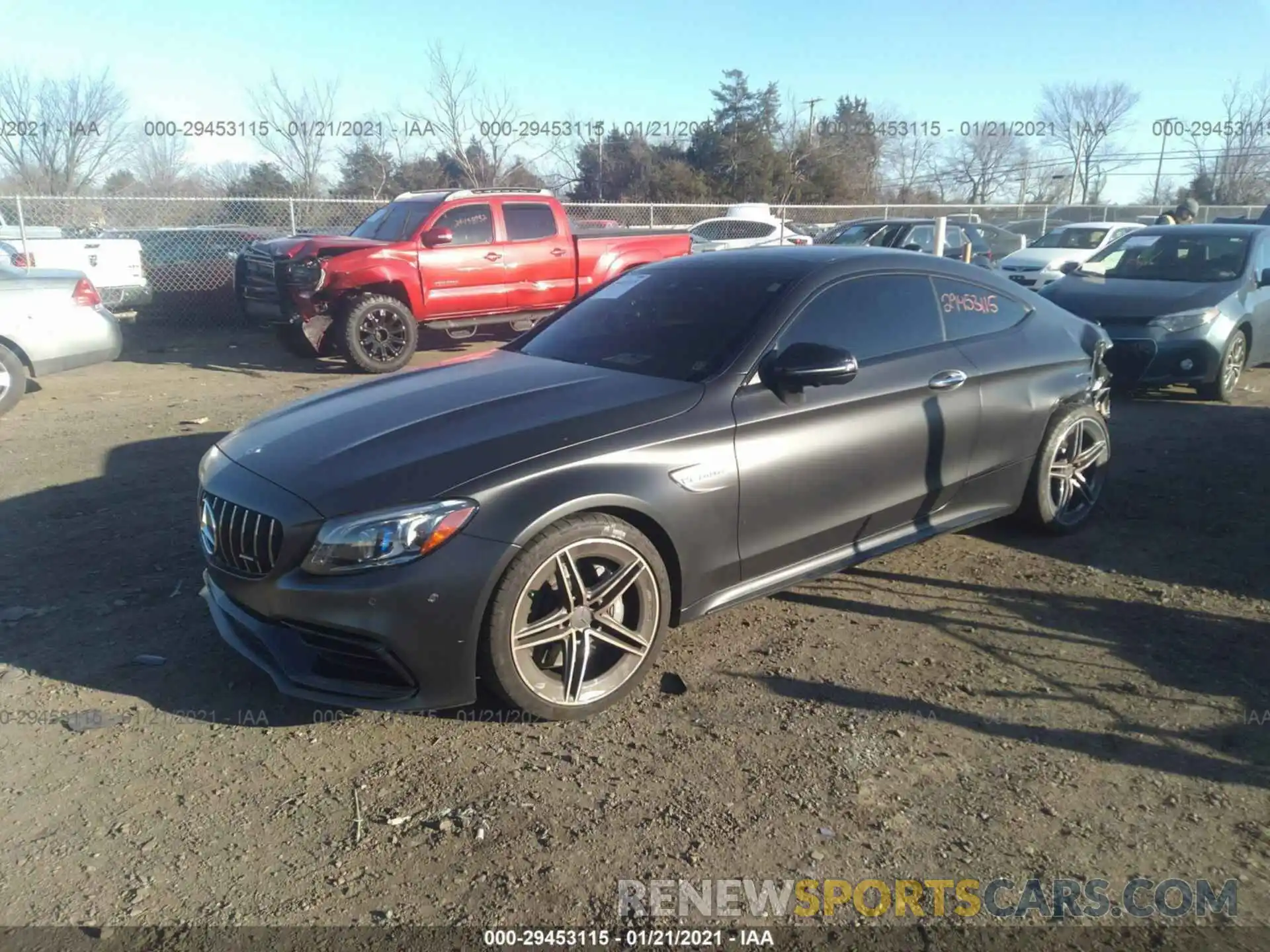 2 Photograph of a damaged car WDDWJ8GB3LF978903 MERCEDES-BENZ C-CLASS 2020