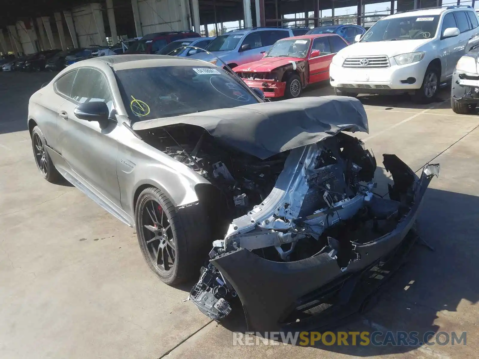 1 Photograph of a damaged car WDDWJ8HB1LF976193 MERCEDES-BENZ C-CLASS 2020