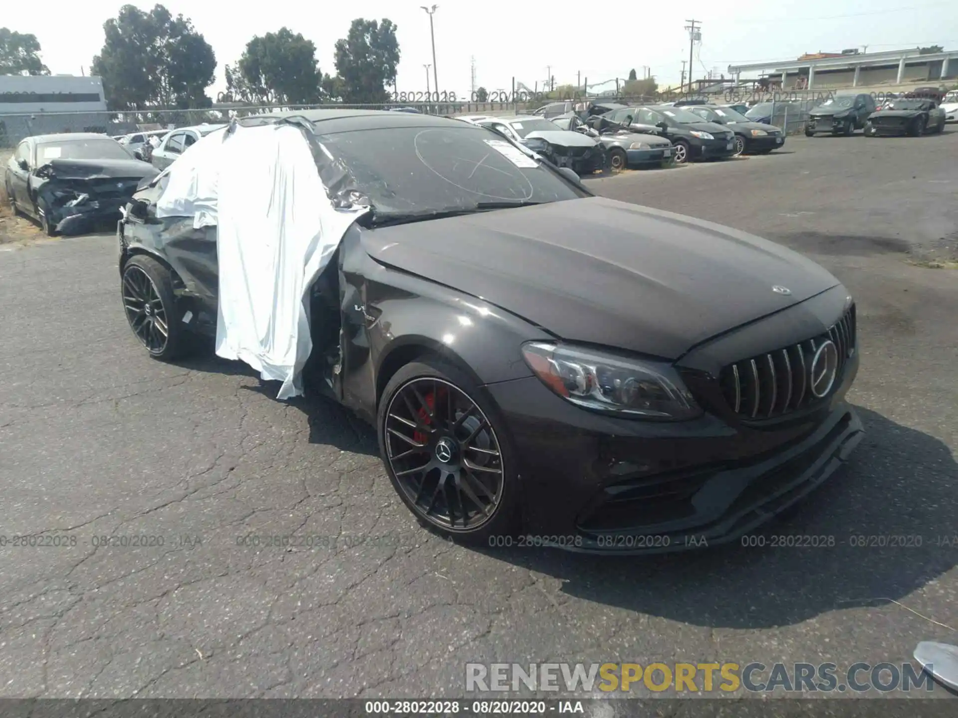 1 Photograph of a damaged car WDDWJ8HB2LF952923 MERCEDES-BENZ C-CLASS 2020