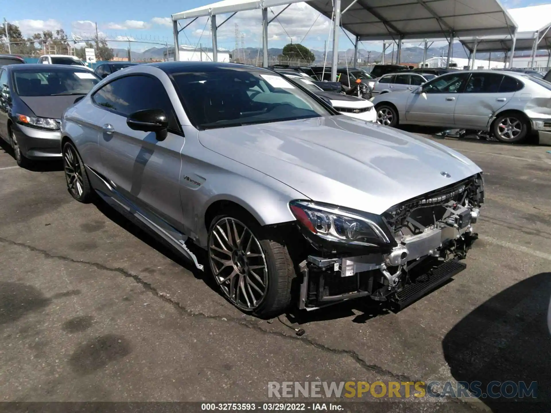 1 Photograph of a damaged car WDDWJ8HB5LF950809 MERCEDES-BENZ C-CLASS 2020