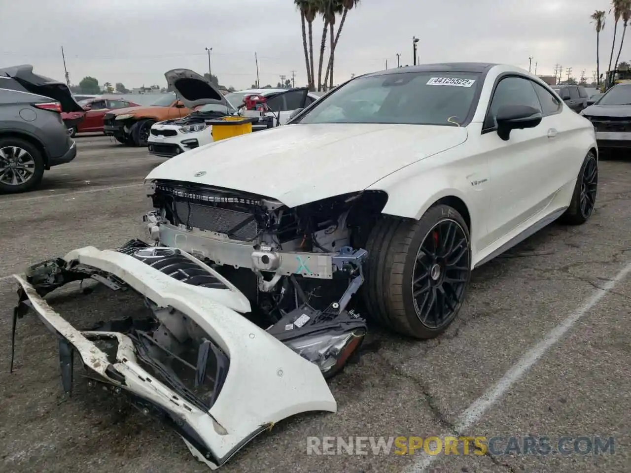 2 Photograph of a damaged car WDDWJ8HB5LF955752 MERCEDES-BENZ C-CLASS 2020