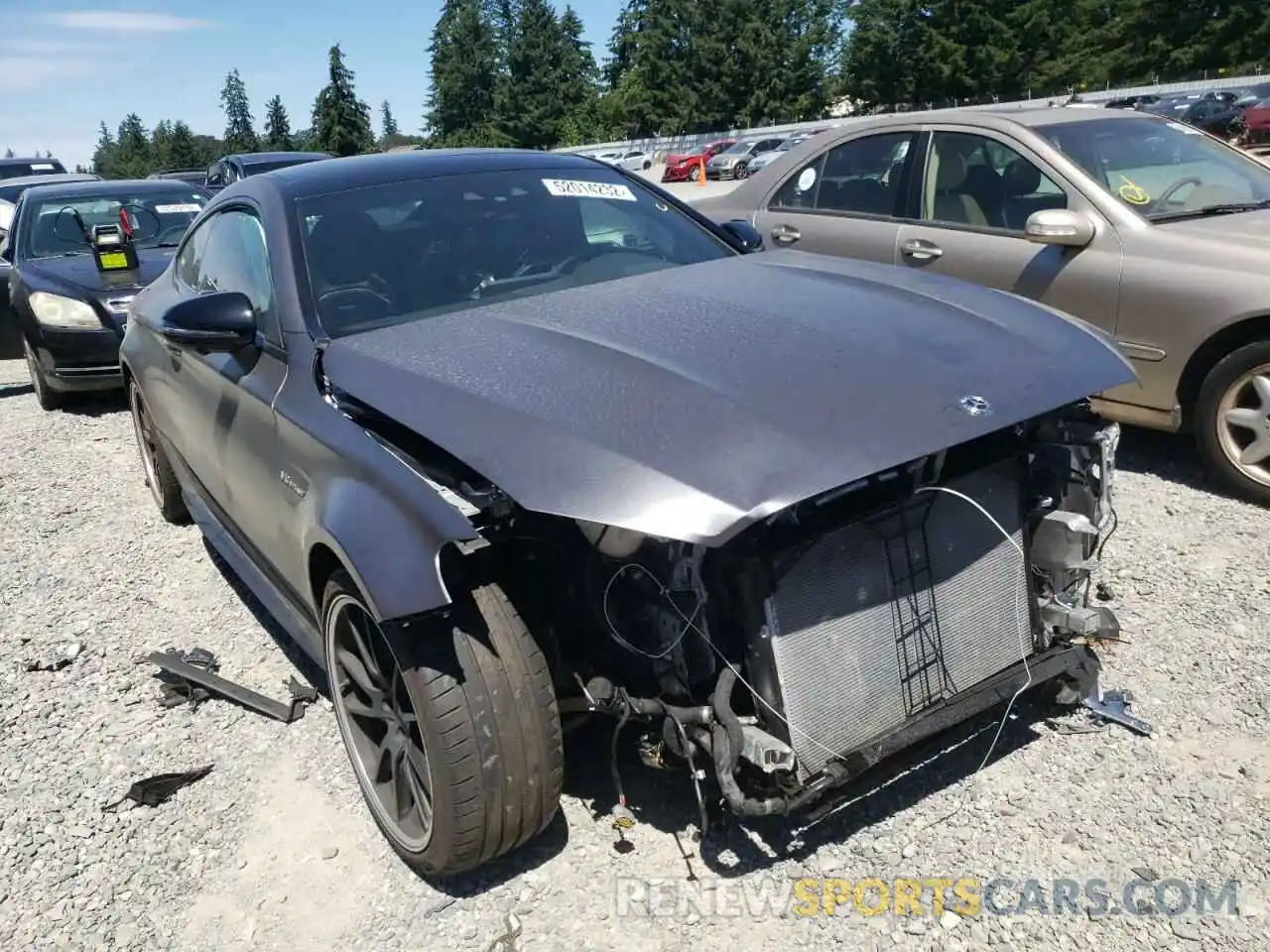 1 Photograph of a damaged car WDDWJ8HB6LF947532 MERCEDES-BENZ C-CLASS 2020