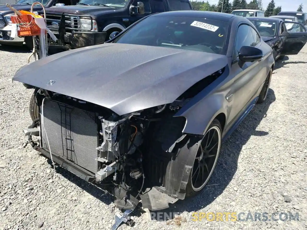 2 Photograph of a damaged car WDDWJ8HB6LF947532 MERCEDES-BENZ C-CLASS 2020