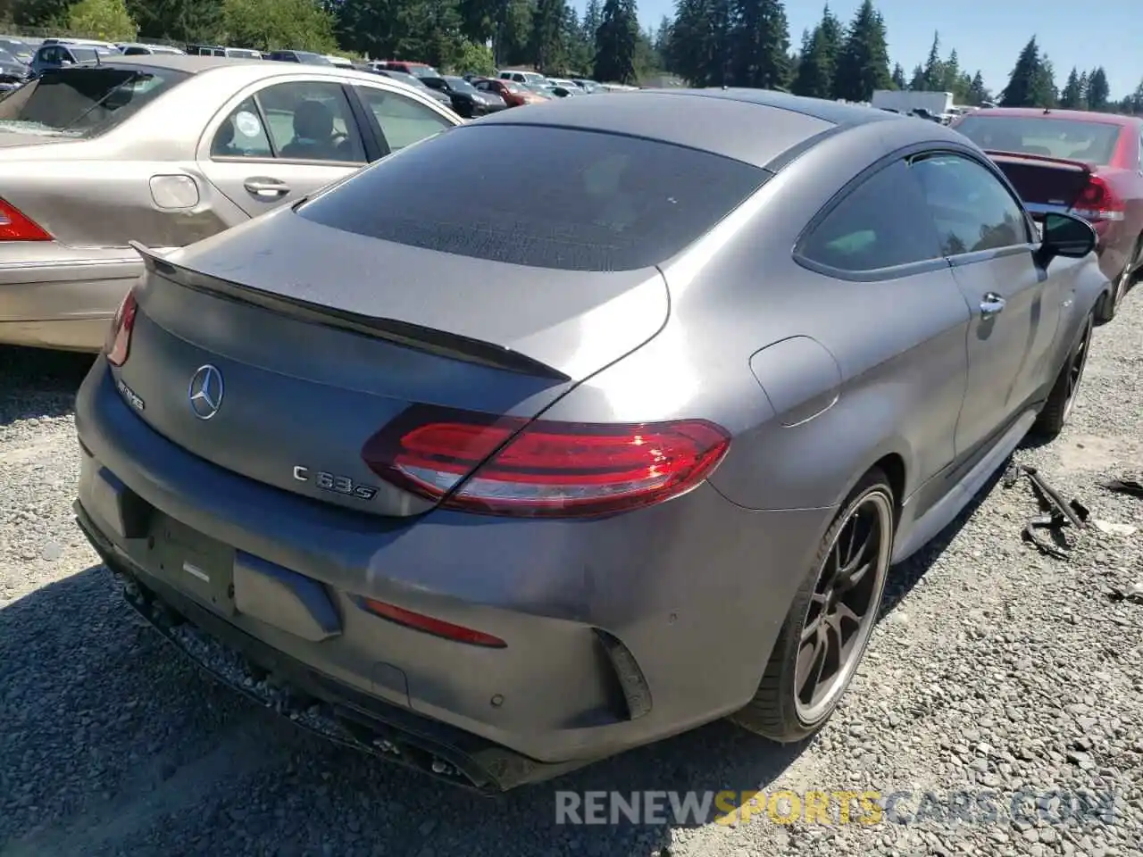 4 Photograph of a damaged car WDDWJ8HB6LF947532 MERCEDES-BENZ C-CLASS 2020