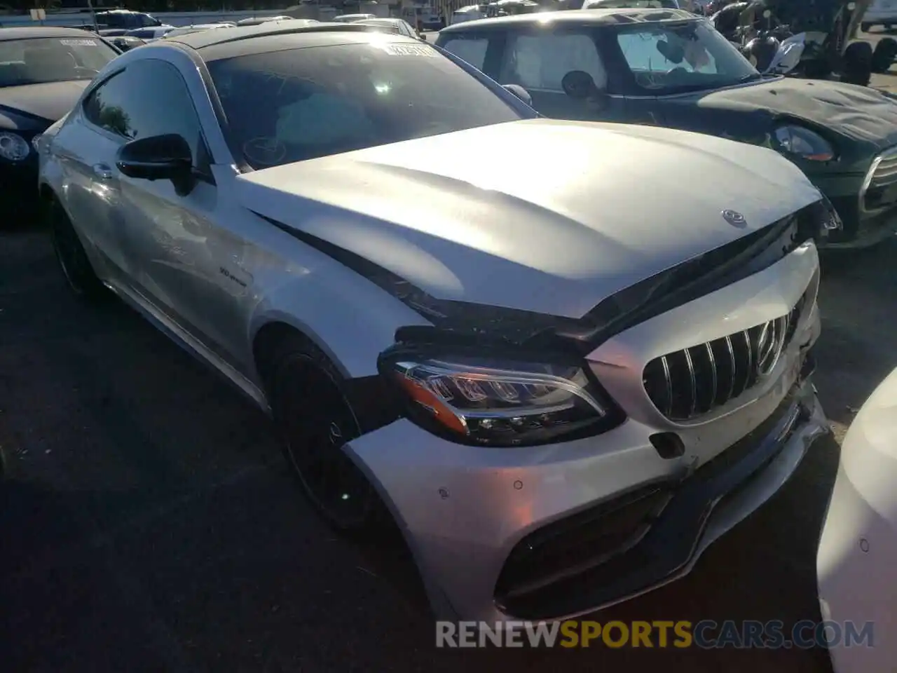 1 Photograph of a damaged car WDDWJ8HB8LF938458 MERCEDES-BENZ C-CLASS 2020