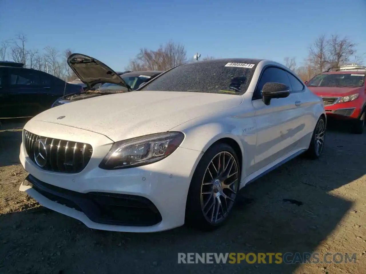 2 Photograph of a damaged car WDDWJ8HBXLF945945 MERCEDES-BENZ C-CLASS 2020